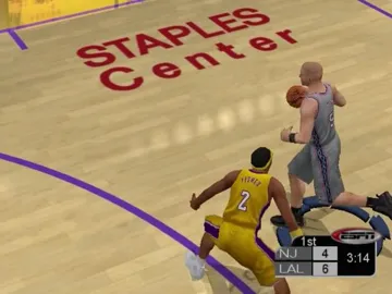 NBA 2K3 screen shot game playing